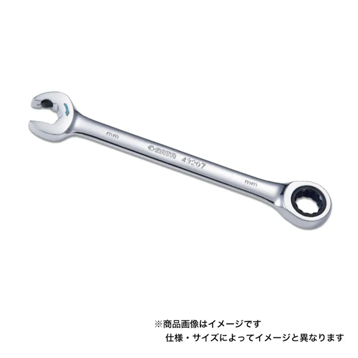 SATA コンビネーションラチェットレンチ24mm 43618 自動車整備 工具 ラチェットレンチ コンビネーションレンチ CZ03303【別送品】