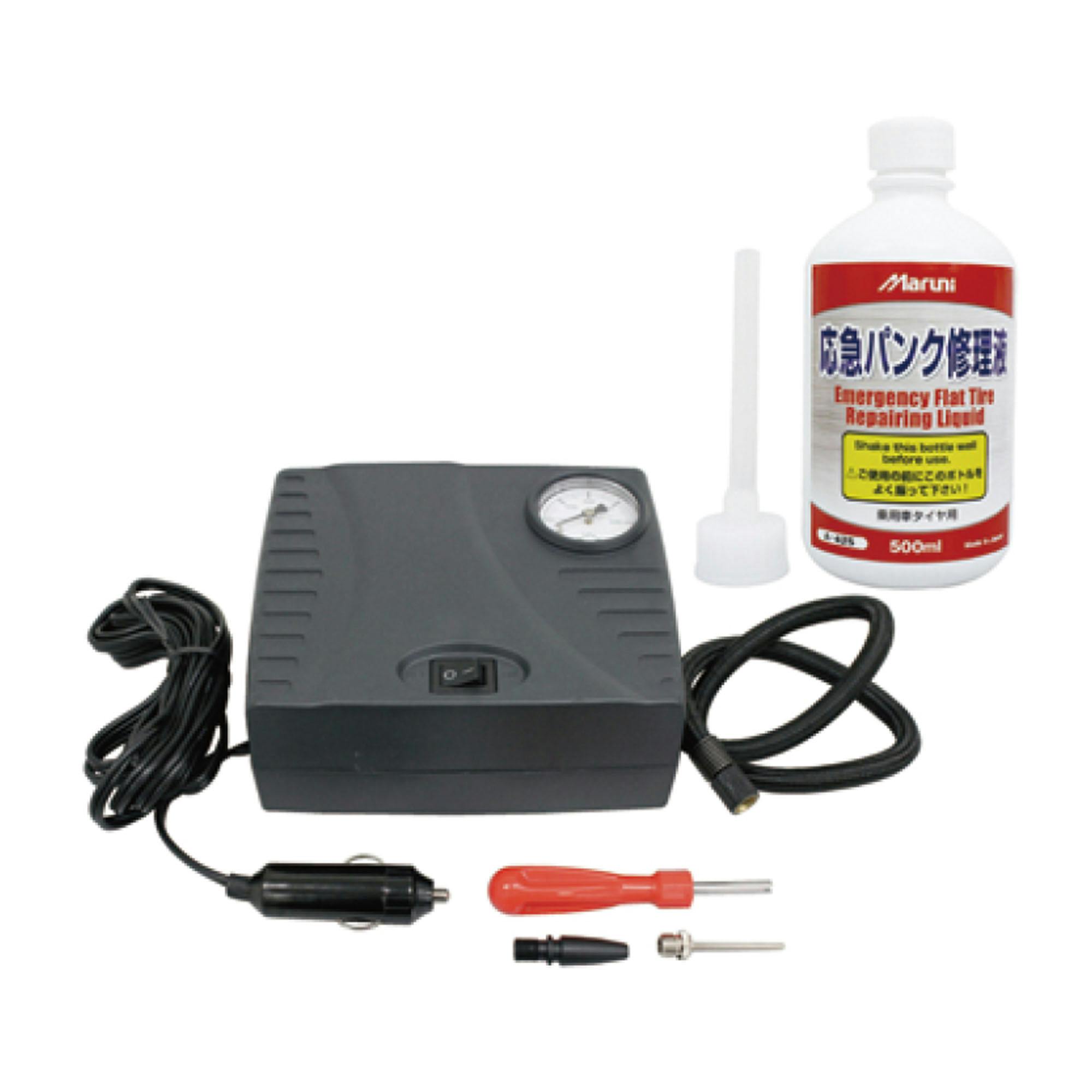Maruni 空気圧メンテナンス & 応急パンク修理キットDX A-453 自動車