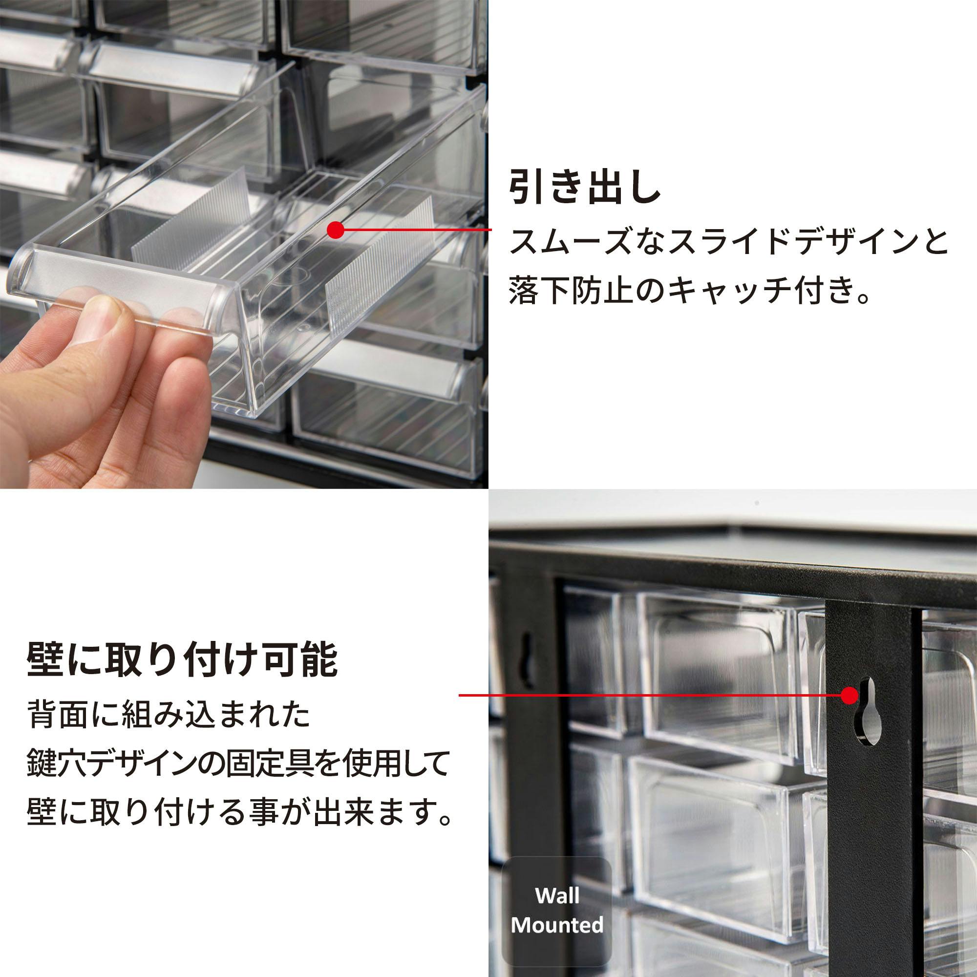 NEOまとめて SHUTER パーツボックス (引き出し20個) A9-520 収納 パーツ