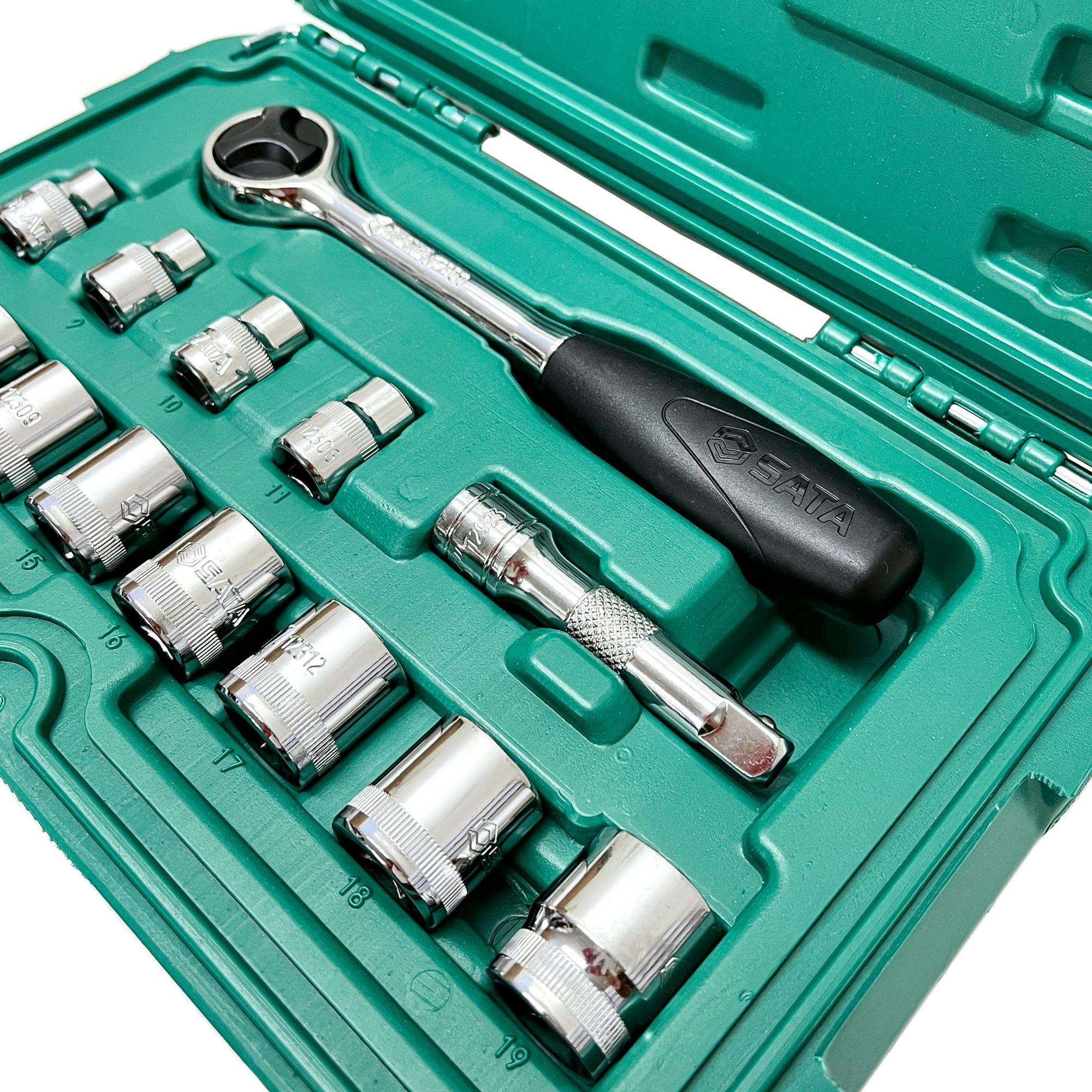 SATA 14pcs3/8DR.ソケット セット RS-09523 自動車整備 作業工具