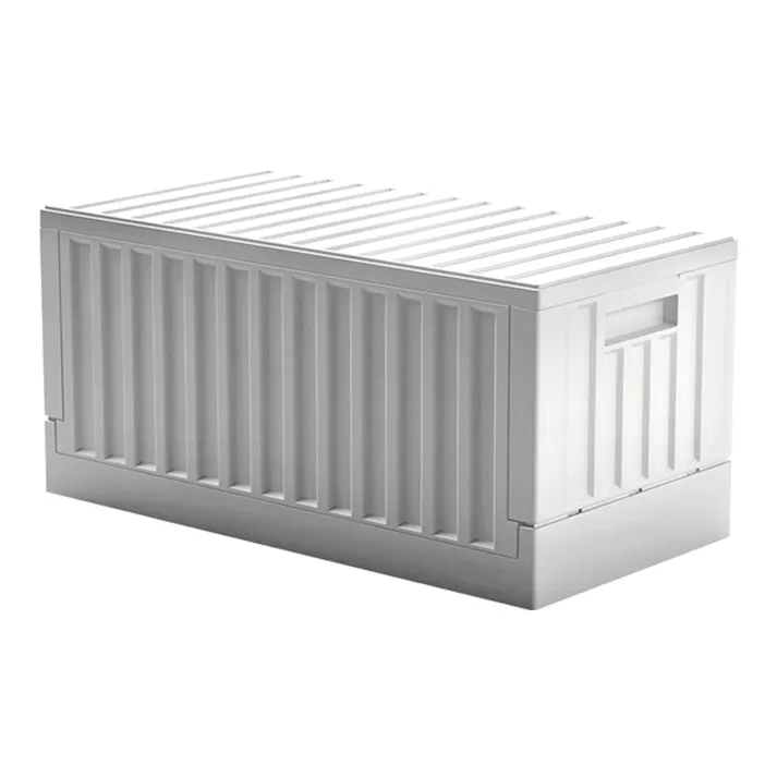 SHUTER Cargo 折り畳みトランク ホワイト FB-6432-W 収納 コンテナボックス 蓋付き 折りたたみ 大容量 おしゃれ livinbox CZ03691【別送品】