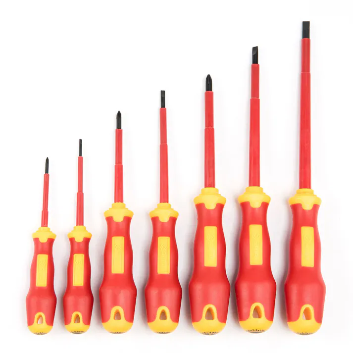 SATA VDE絶縁ドライバーセット7本入 RS-09303 CZ03693 (CDC)【別送品】