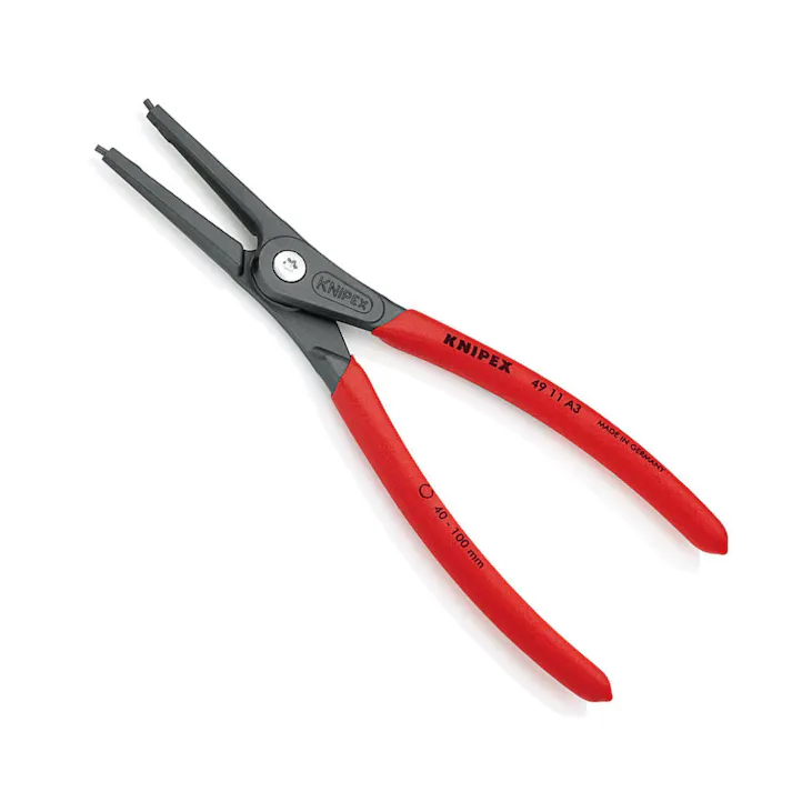 KNIPEX 軸用 精密スナップリングプライヤー 225mm 4911-A3 自動車整備 プライヤー CZ04203【別送品】