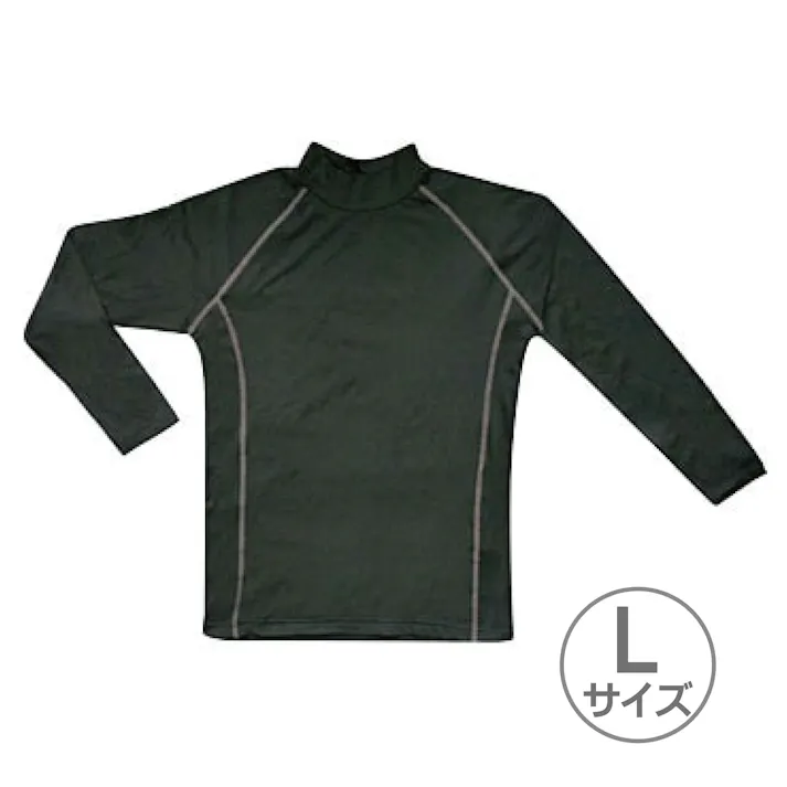 UNI WORLD 吸湿発熱コンプレッション シャツ L サイズ 5000HL 防寒 インナー 作業着 CZ04596【別送品】