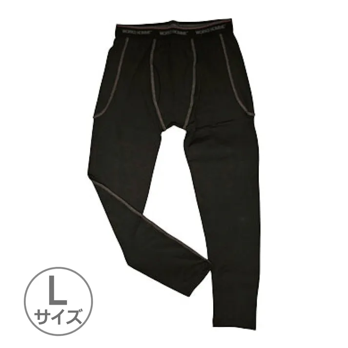 UNI WORLD 吸湿 発熱 コンプレッション タイツ L サイズ 4000L 防寒 インナー 作業着 CZ04633【別送品】