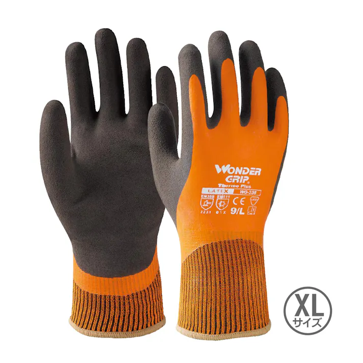UNI WORLD ワンダーグリップサーモプラス XL サイズ WG-338XL 自動車整備 作業 保護 防水 防寒 CZ04644【別送品】