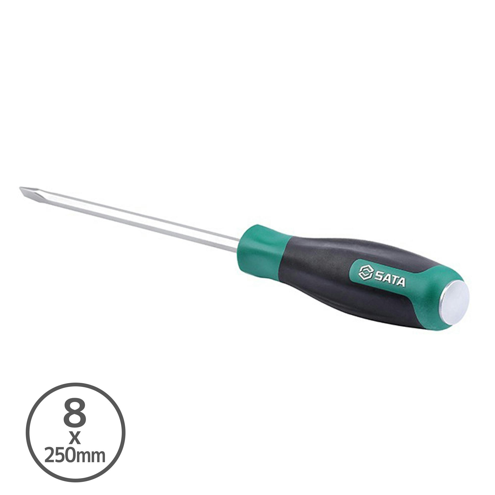 SATA Tシリーズ マイナス 貫通タイプ ドライバー RS-61608 自動車整備 工具 貫通ドライバー CZ04834【別送品】