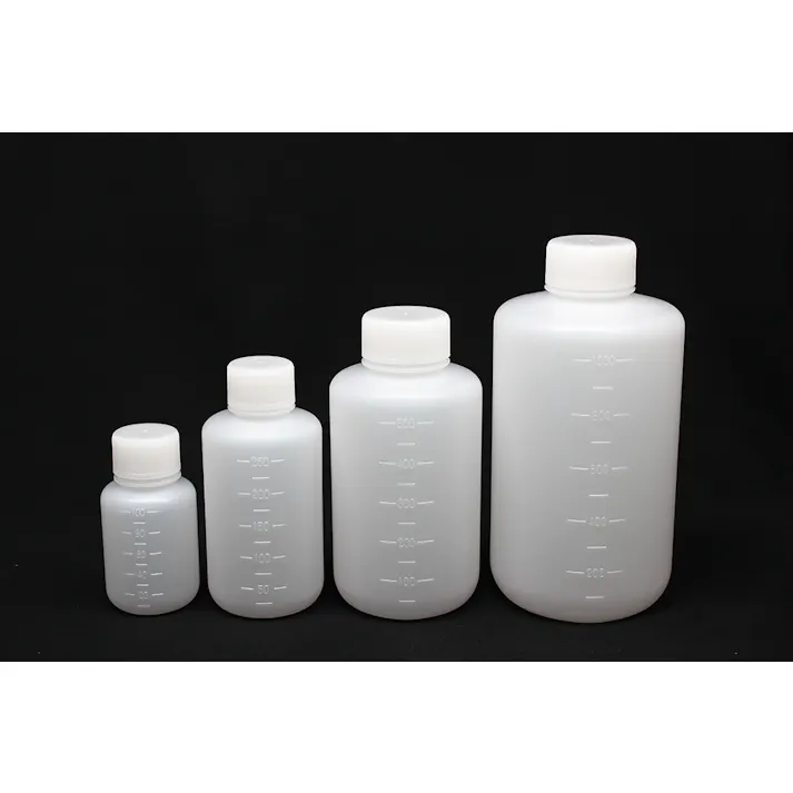 JKボトル 細口 白 100ml 中栓なし PE製 白 101-2000102【別送品】