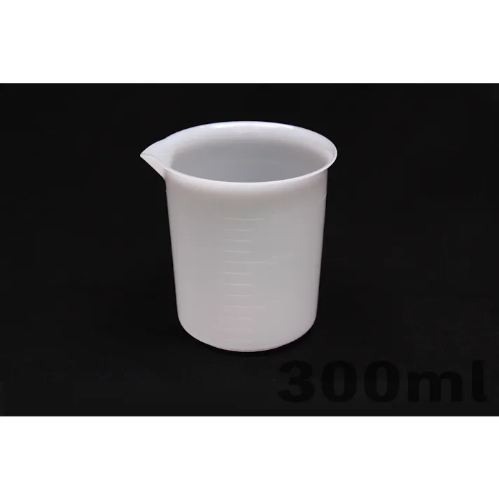 三宝 ポリエチレンビーカー 300ml 手なし 目盛付 101-22114 (CDC)【ネット注文限定・別送品】