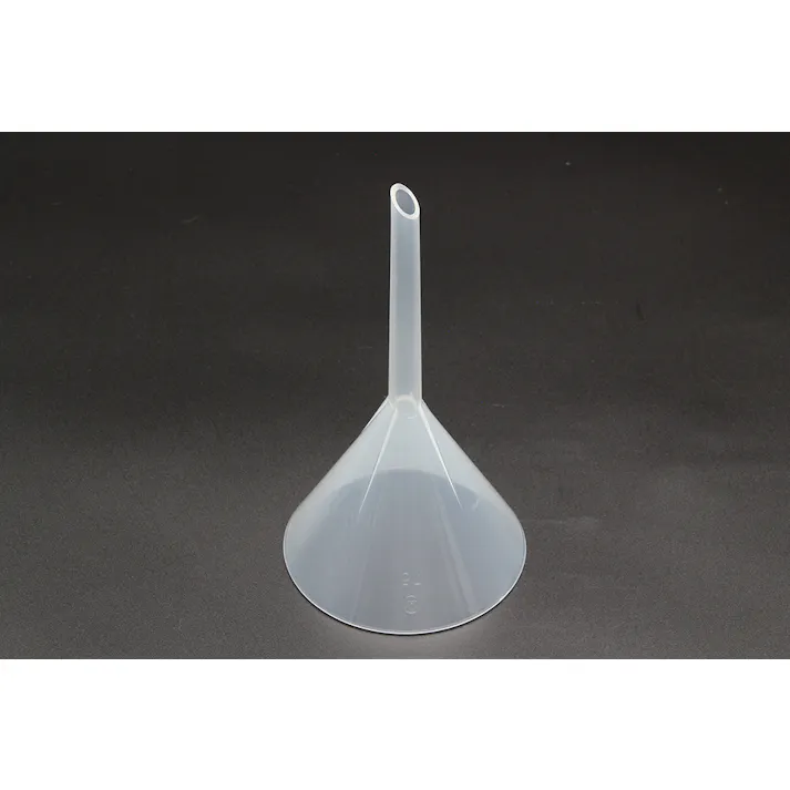 ポリロート 75φ PP じょうご ポリプロピレン 半透明 こぼれ防止 101-26103【別送品】