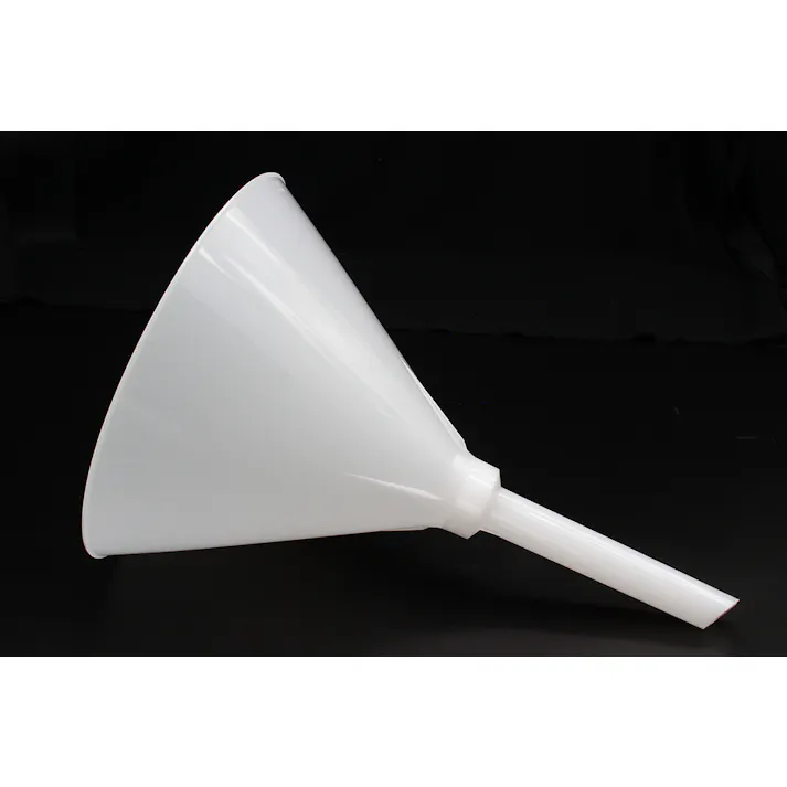 ポリロート 240φ PE(足付き) じょうご ポリエチレン 白 こぼれ防止 101-26110【別送品】