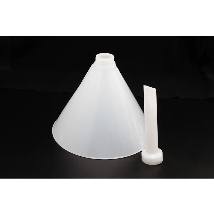 ポリロート 240φ PE(足付き) じょうご ポリエチレン 白 こぼれ防止 101-26110【別送品】