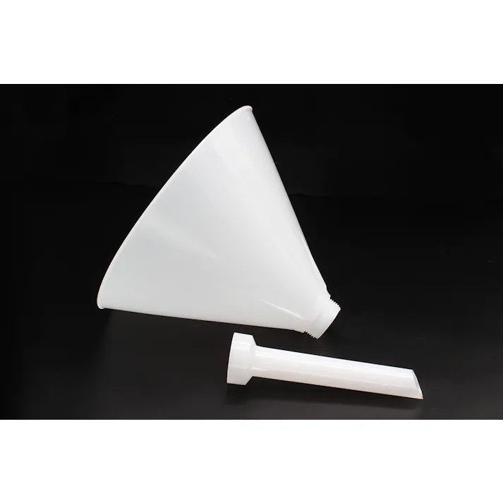 ポリロート 240φ PE(足付き) じょうご ポリエチレン 白 こぼれ防止 101-26110【別送品】