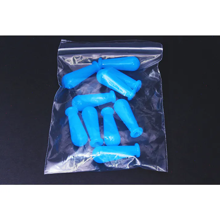 神田ゴム化学 シリコーンカラー乳首 1ml ブルー(10ヶ入) 101-3280103 (CDC)【ネット注文限定・別送品】