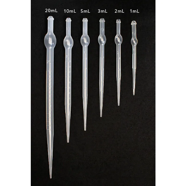 駒込ピペット 2ml(10入) PP 目盛付き ピペット 101-33902【別送品】