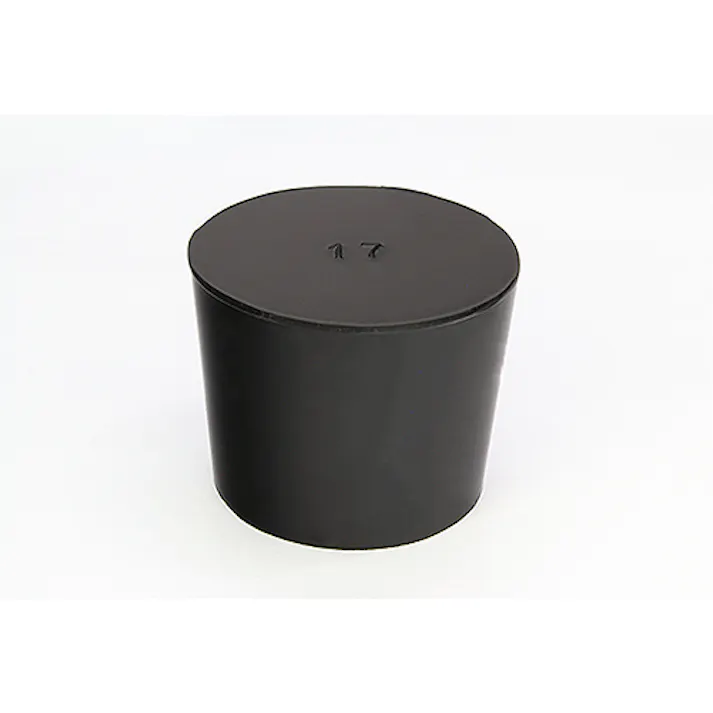 ゴム栓 合成 No.17 耐熱性 耐油性 弾力性 101-50517【別送品】