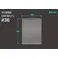 ポリ規格袋 #36 ポリ袋 0.1×380×500 200枚入 保存 分配 分別 101-53236【別送品】