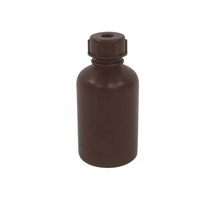 三宝 PE細口瓶 茶 50ml 101-5830202 (CDC)【ネット注文限定・別送品】