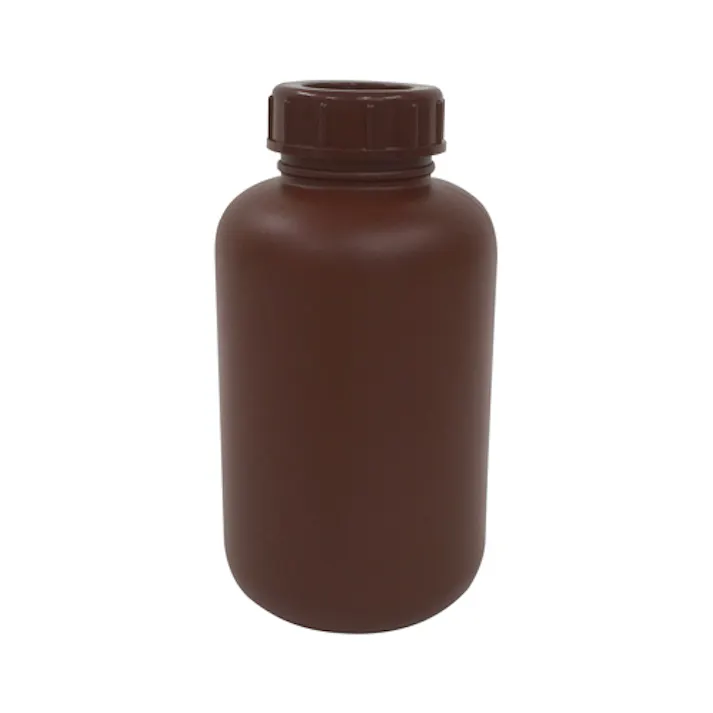 三宝 PE広口瓶 茶 1L 101-5850602 (CDC)【ネット注文限定・別送品】