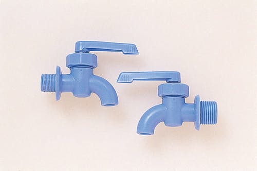 ポリコック 20A ブルーコック 高密度ポリエチレン HDPE 101-58610【別送品】