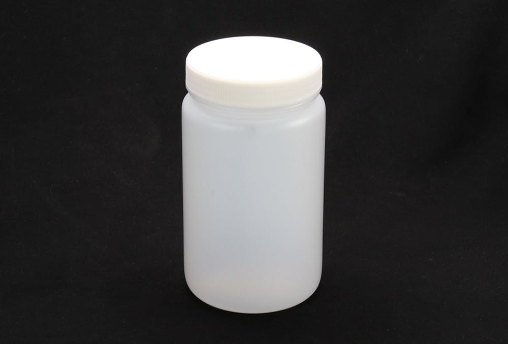 ポリナンコー瓶 CH-1000 白キャップ、パッキン付 容器 化粧品 クリーム 101-59003【別送品】