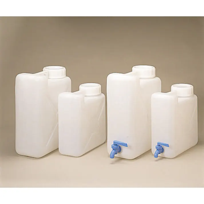 三宝 偏平広口缶 10L下口付 101-62501(CDC)【別送品】