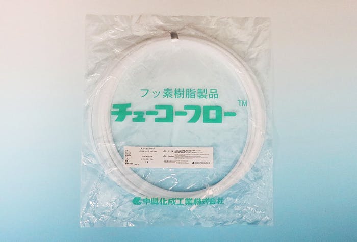 PTFEチューブ 1mm×3mm 10M巻 チューコーフロー フッ素樹脂 耐薬品性 腐食性流体 102-0290733【別送品】