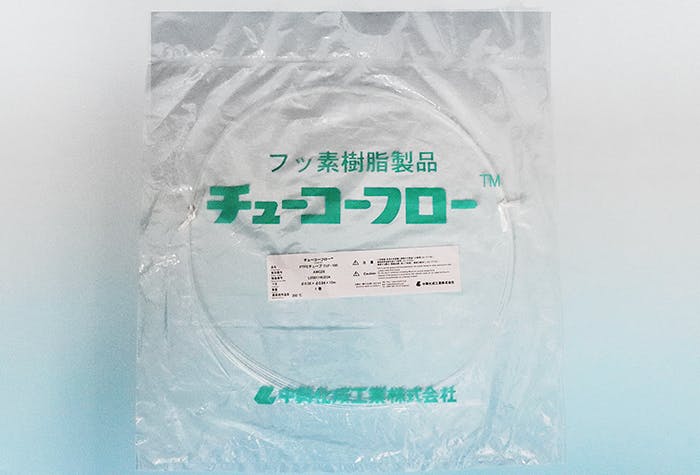 中興化成工業 PTFE AWGチューブ No.12(10M巻) 2.16mm×2.76mm 102-03114(CDC) スポイト・ジョーゴ・ビン 中興化成工業 PTFE AWGチューブ No.12(10M巻) 2.16mm×2.76mm 102-03114(CDC) スポイト・ジョーゴ・ビン