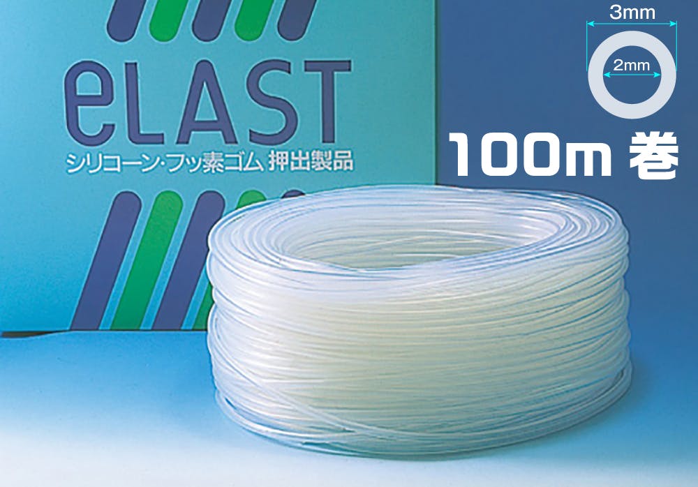 タイガースポリマー シリコーンチューブ 2mm×3mm 100M巻 102-0431002(CDC) スポイト・ジョーゴ・ビン タイガースポリマー シリコーンチューブ 2mm×3mm 100M巻 102-0431002(CDC) スポイト・ジョーゴ・ビン