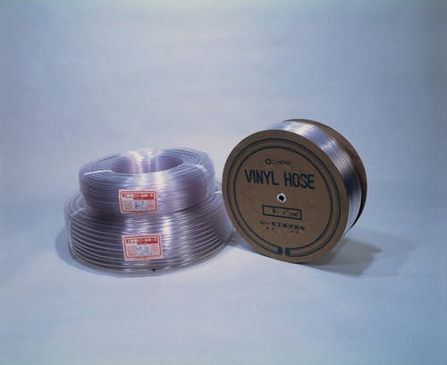 軟質ビニールチューブ 12mm×15mm 50M巻 ドラム巻 ビニール管 軟質PVC製 透明 102-0581832【別送品】