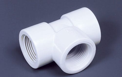 ポリプロピレン継手 P.Pチーズ 3/4PT 配管 チューブ ジョイント 103-13702【別送品】