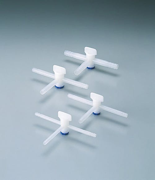 PP三方活栓 12mm ポリプロピレン 接続 チューブ 103-35703【別送品】