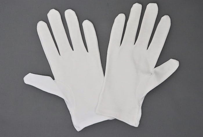 綿手袋 Mサイズ(1打袋入) 12双入 綿100% 作業用手袋 精密作業用 104