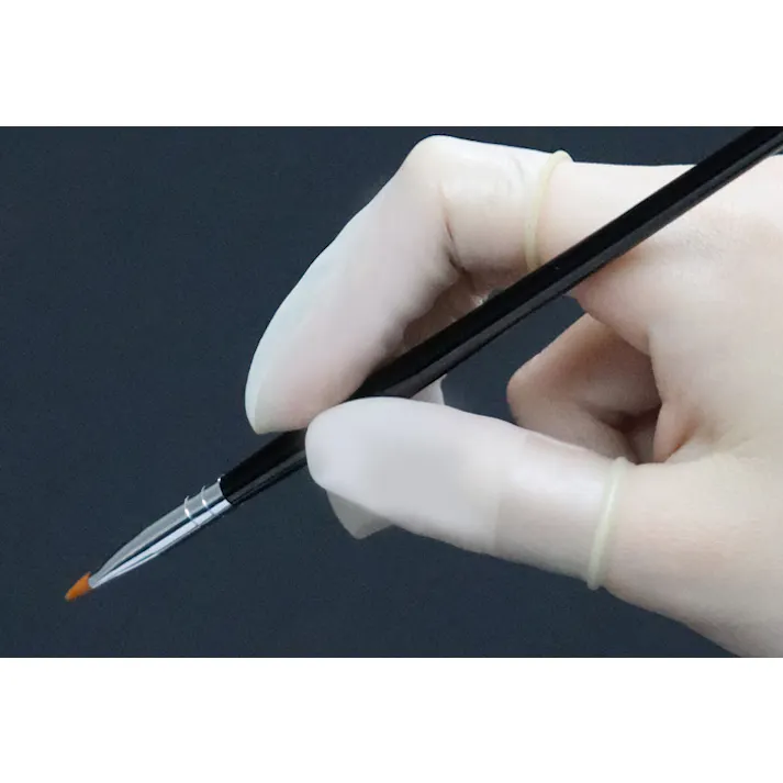 スポアストレート指サック 4Z-M18 (1000ヶ入) 天然ゴム 精密作業用 スベリ止 104-31501【別送品】