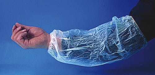 ビニール腕カバー PVC 防水 ズレ落ちにくい 104-34201【別送品】