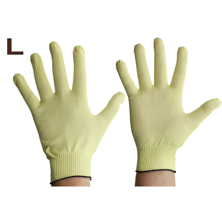 インナー手袋(切創防止用)MT900 L 10双入 安全インナー EU規格耐切創 ケブラー 104-57102【別送品】