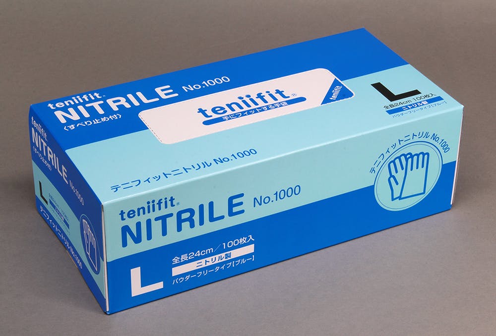 コクゴ グローブ teniifit NITRILE L 100枚入 テニフィットニトリル No1000 104-98404 4901792022415 (CDC スポイト・ジョーゴ・ビン コクゴ グローブ teniifit NITRILE L 100枚入 テニフィットニトリル No1000 104-98404 4901792022415 (CDC スポイト・ジョーゴ・ビン