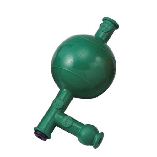安全ピペッター グリーン 50ml 天然ゴム ボールバルブ ピペット 111-18402【別送品】