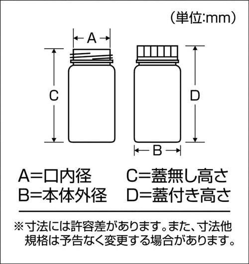 ニッコー・ハンセン PETスクリューバイアル 100ML 50本入 17100100 111