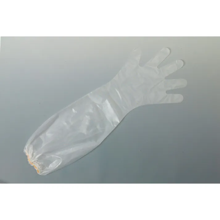 ポリマックスエンボス手袋袖口ゴム入 【TP-13】 30枚入 使い捨て 軽作業 水仕事 304-0000290【別送品】