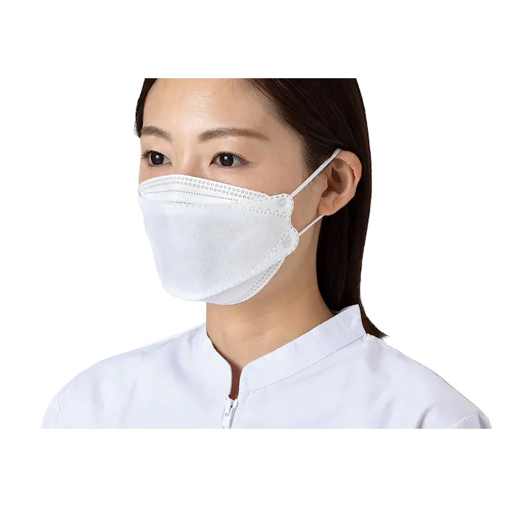 立体型サージカルマスク No.2875-P 40枚入 カラー:ピンク サイズ:フリー 医療用 立体構造 高性能フィルター使用 304-0020351【別送品】