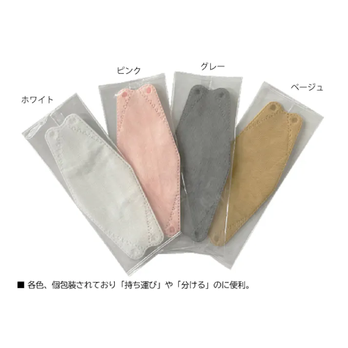 立体型サージカルマスク No.2875-P 40枚入 カラー:ピンク サイズ:フリー 医療用 立体構造 高性能フィルター使用 304-0020351【別送品】