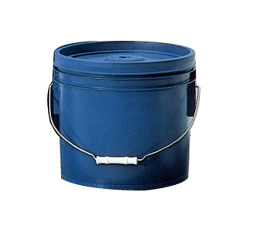 丸型容器 KT-4青 フタ付 101-60102【別送品】