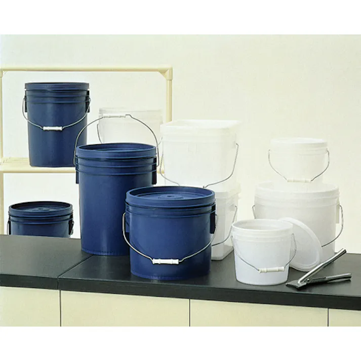 丸型容器 KT-4青 フタ付 101-60102【別送品】