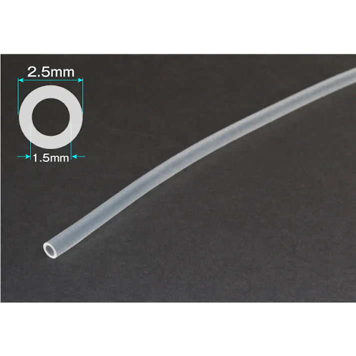 シリコーンチューブ 1.5mm×2.5mm カット 102-0430701【別送品】