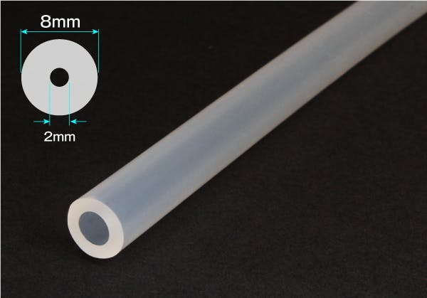 タイガースポリマー シリコーンチューブ 2mm×8mm カット 102-0431401(CDC) スポイト・ジョーゴ・ビン タイガースポリマー シリコーンチューブ 2mm×8mm カット 102-0431401(CDC) スポイト・ジョーゴ・ビン