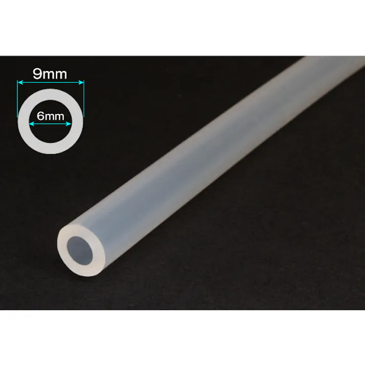 シリコーンチューブ 6mm×9mm カット 102-0433101【別送品】