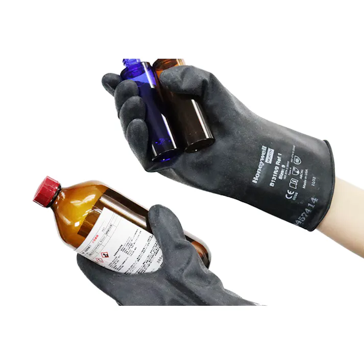 ブチル手袋 B-131R-9 滑り止め付き 104-03402【別送品】