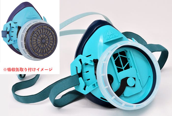 興研 防毒マスク サカヰ式 R-5-08型 104-42703(CDC)【別送品