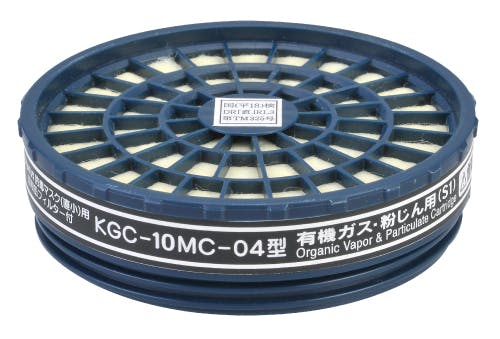 吸収缶 KGC-10MC-04型 104-4890905【別送品】